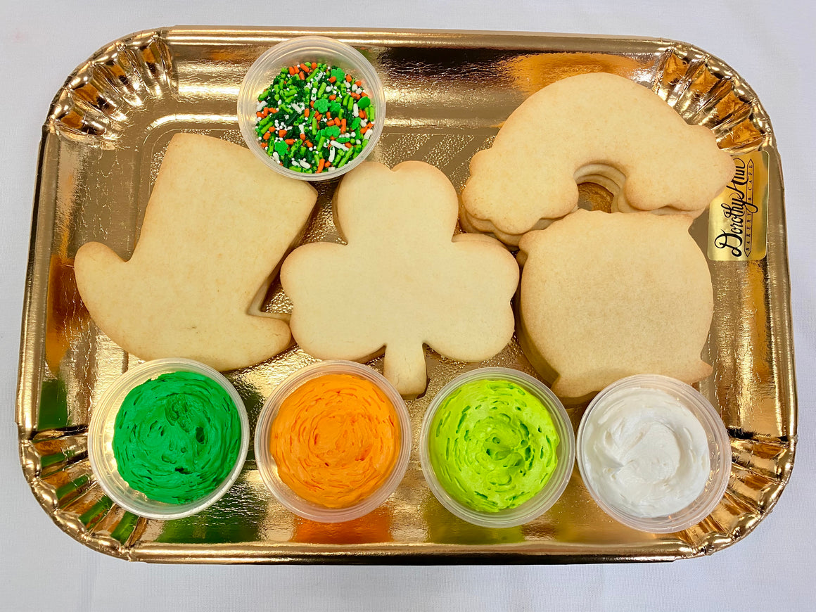 Decorate Your Own St. Patrick's Day Cookie Tray