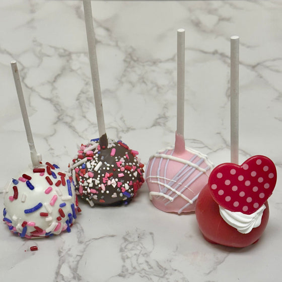 Valentine Truffle Pops (6 for $20.70)