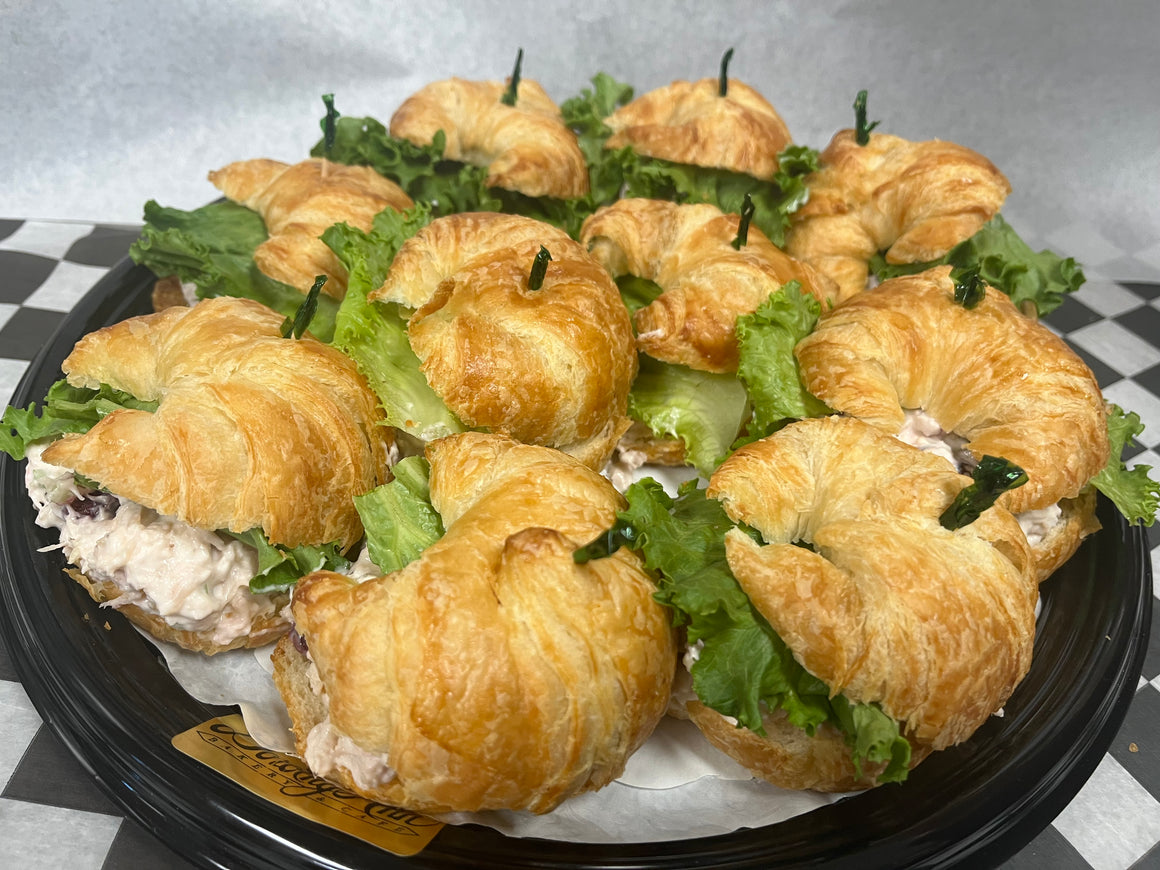 Mini Croissant Sandwiches with Chicken Salad