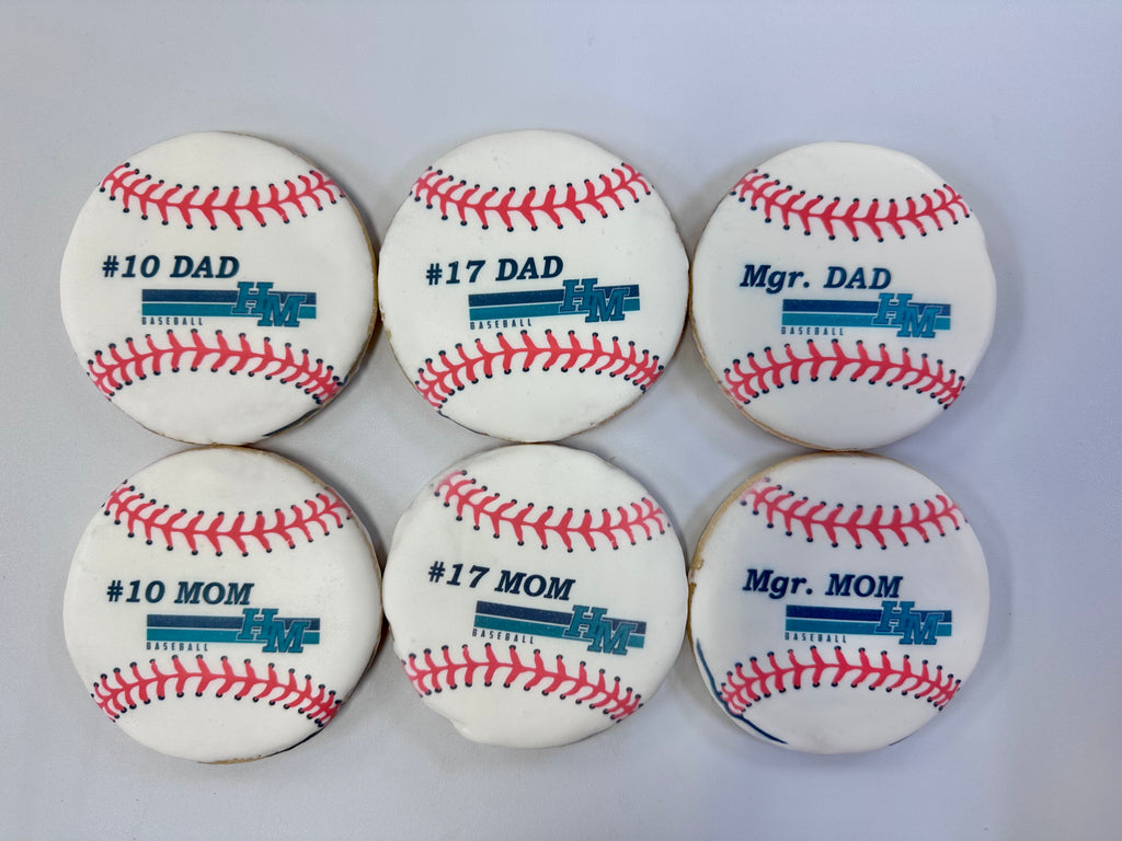 Baseball Logo Cookie (requires 5 days notice)