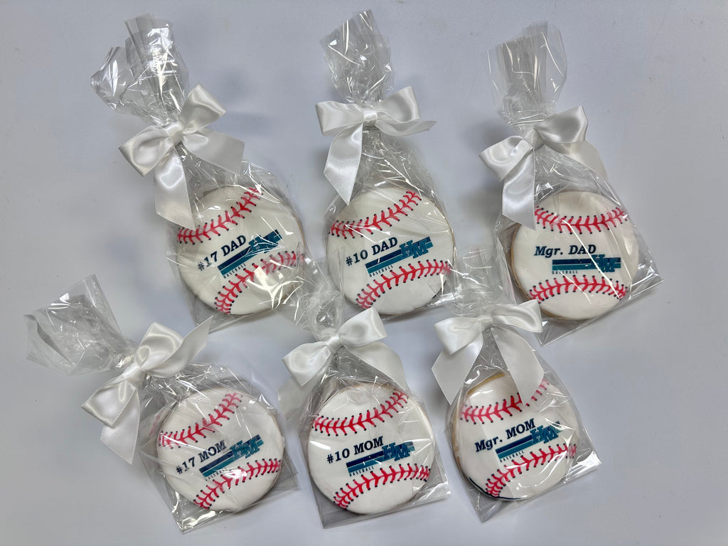 Baseball Logo Cookie (requires 5 days notice)