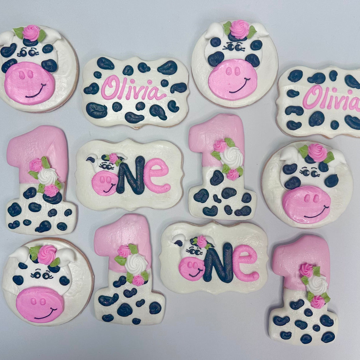 Cow Decorated Cookies