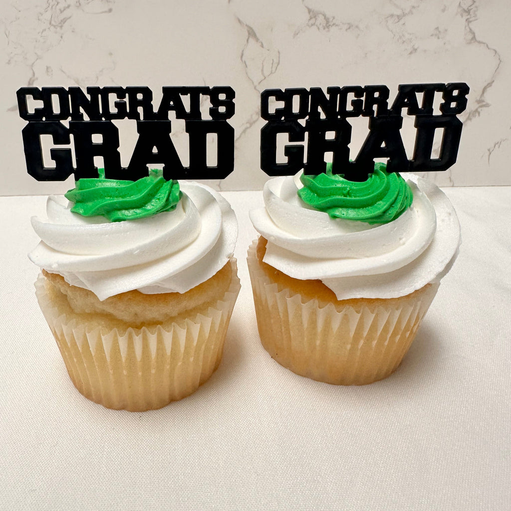 Graduation Party Packaged Cupcakes Congrats Grad Design