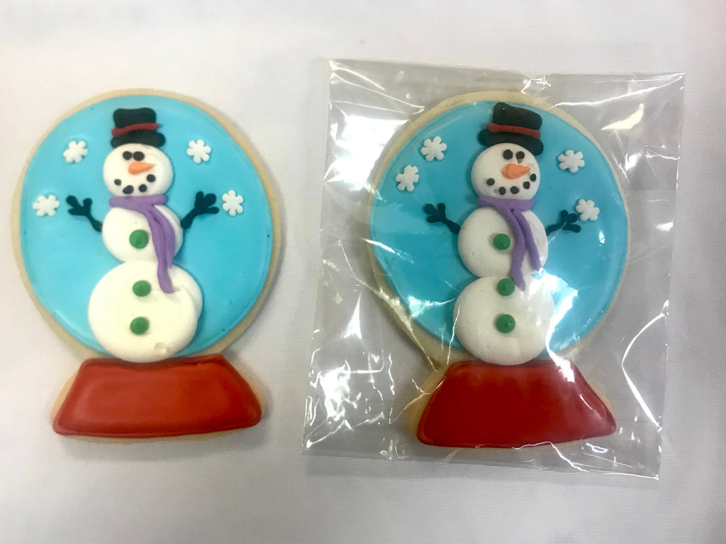 Snow Globe Stocking Stuffer Cookie