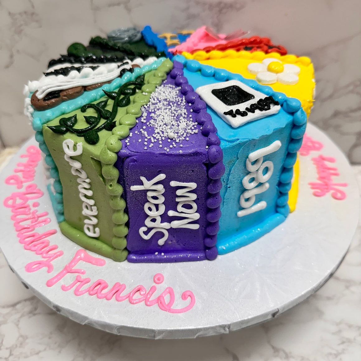 Taylor Swift Albums Cake