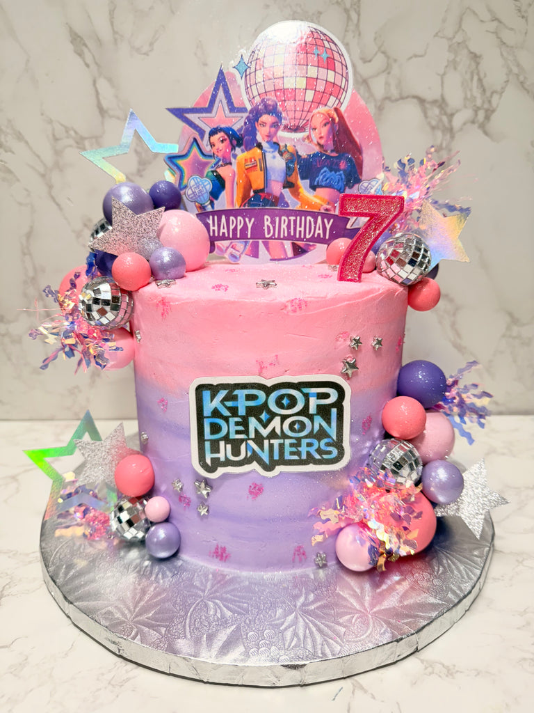 KPOP Demon Hunters Cake (4 layer)