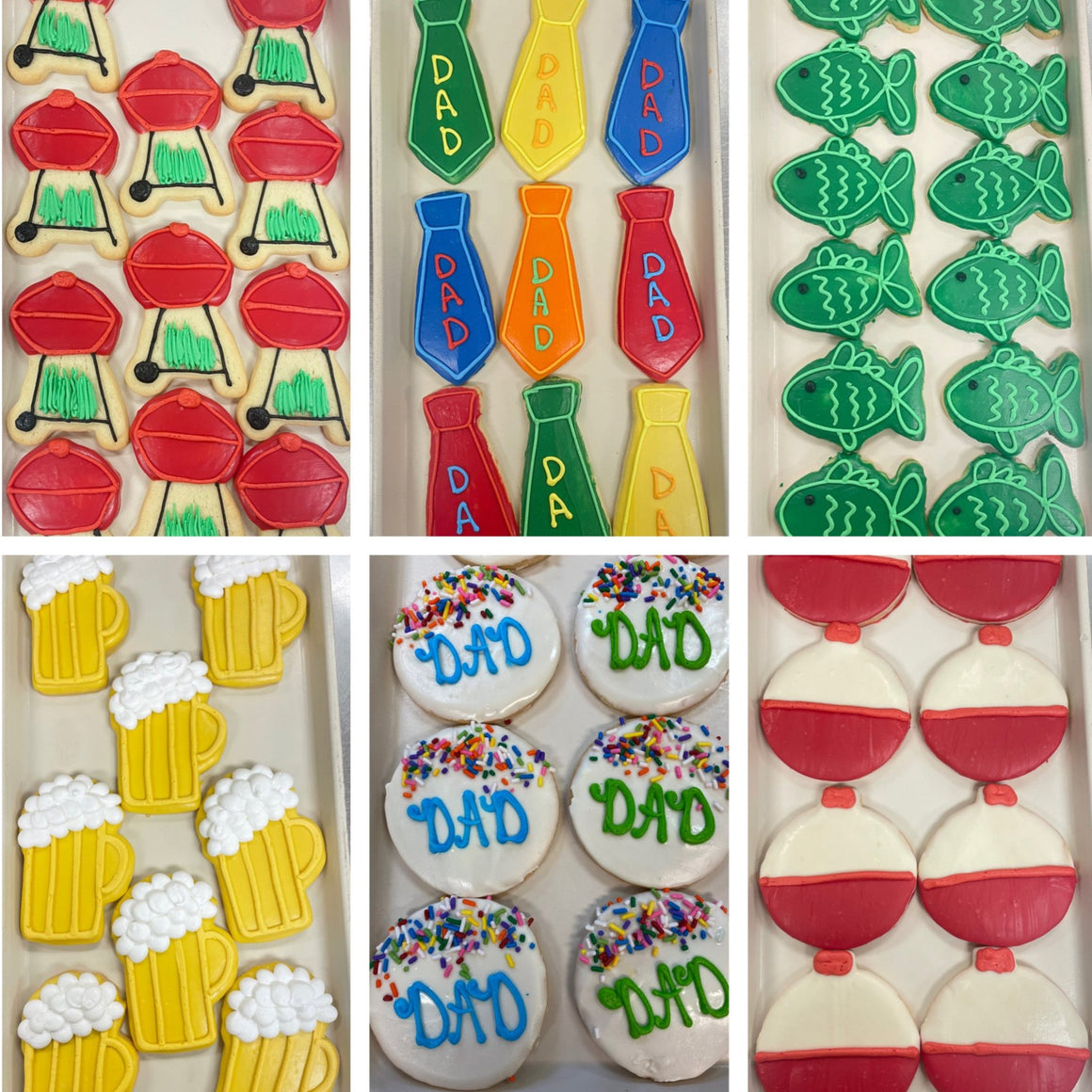 Father's Day Decorated Cookies