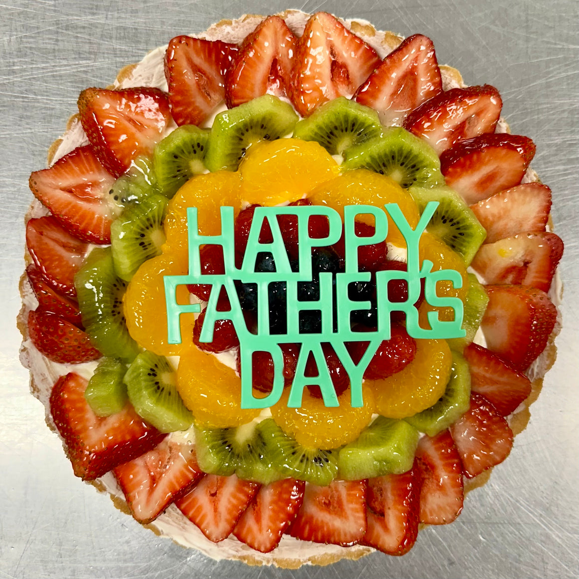 Father's Day 9" Fresh Fruit Tart
