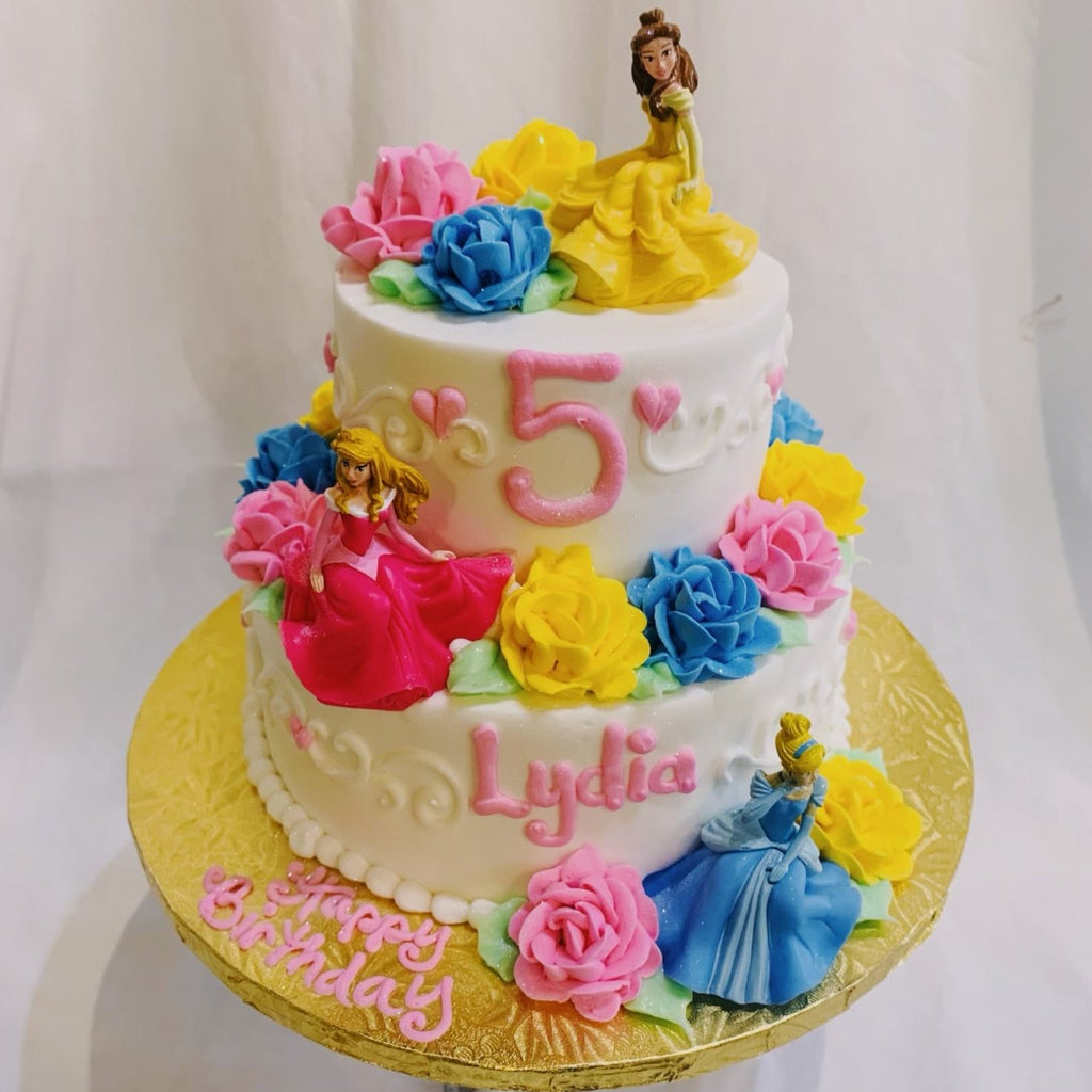 3 Princesses Tiered Cake