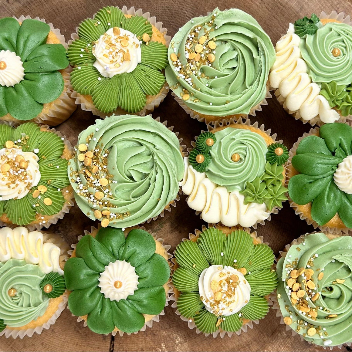 Desert Flora Dozen Cupcakes