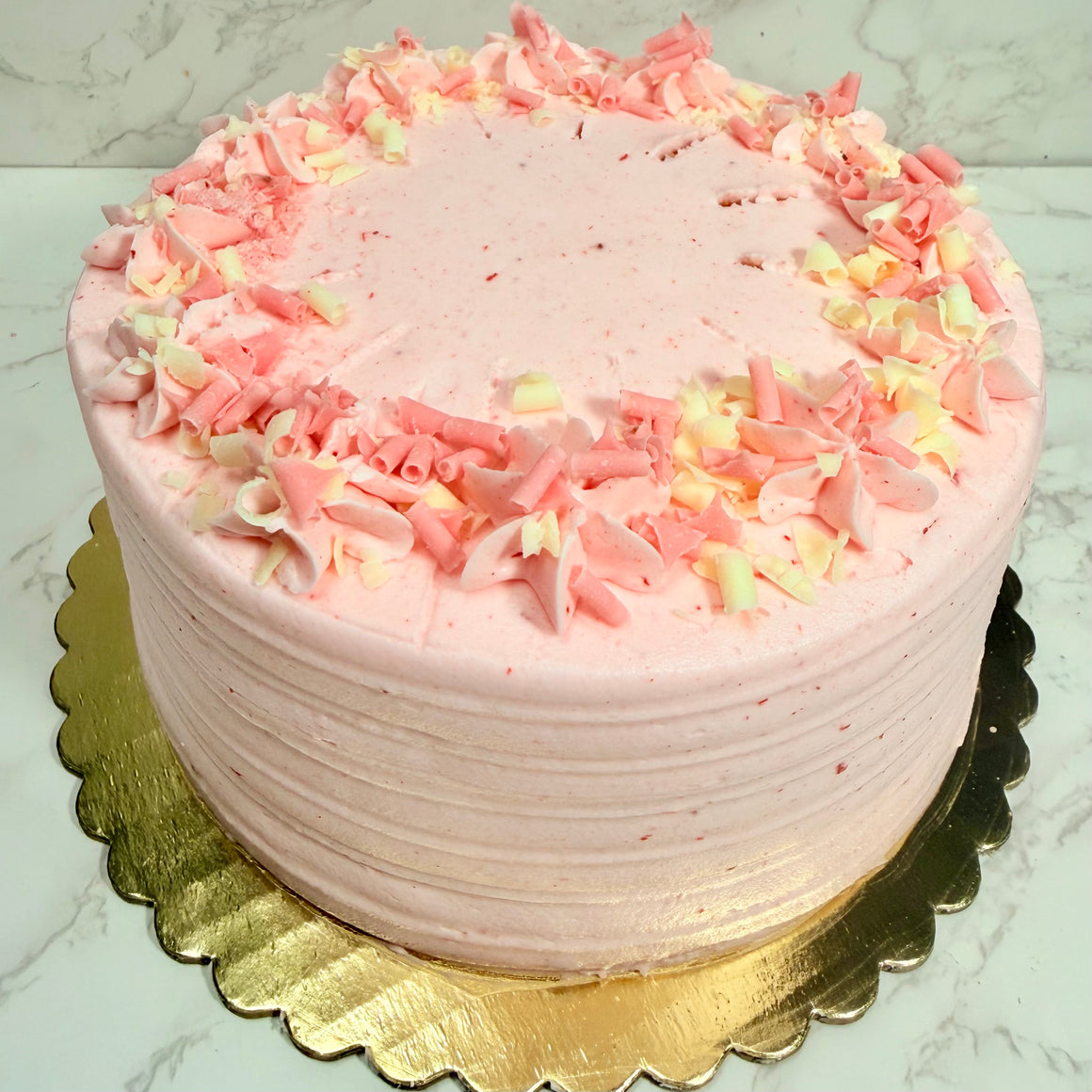 Strawberries n' Cream Torte 7" Cake Available March 24th!
