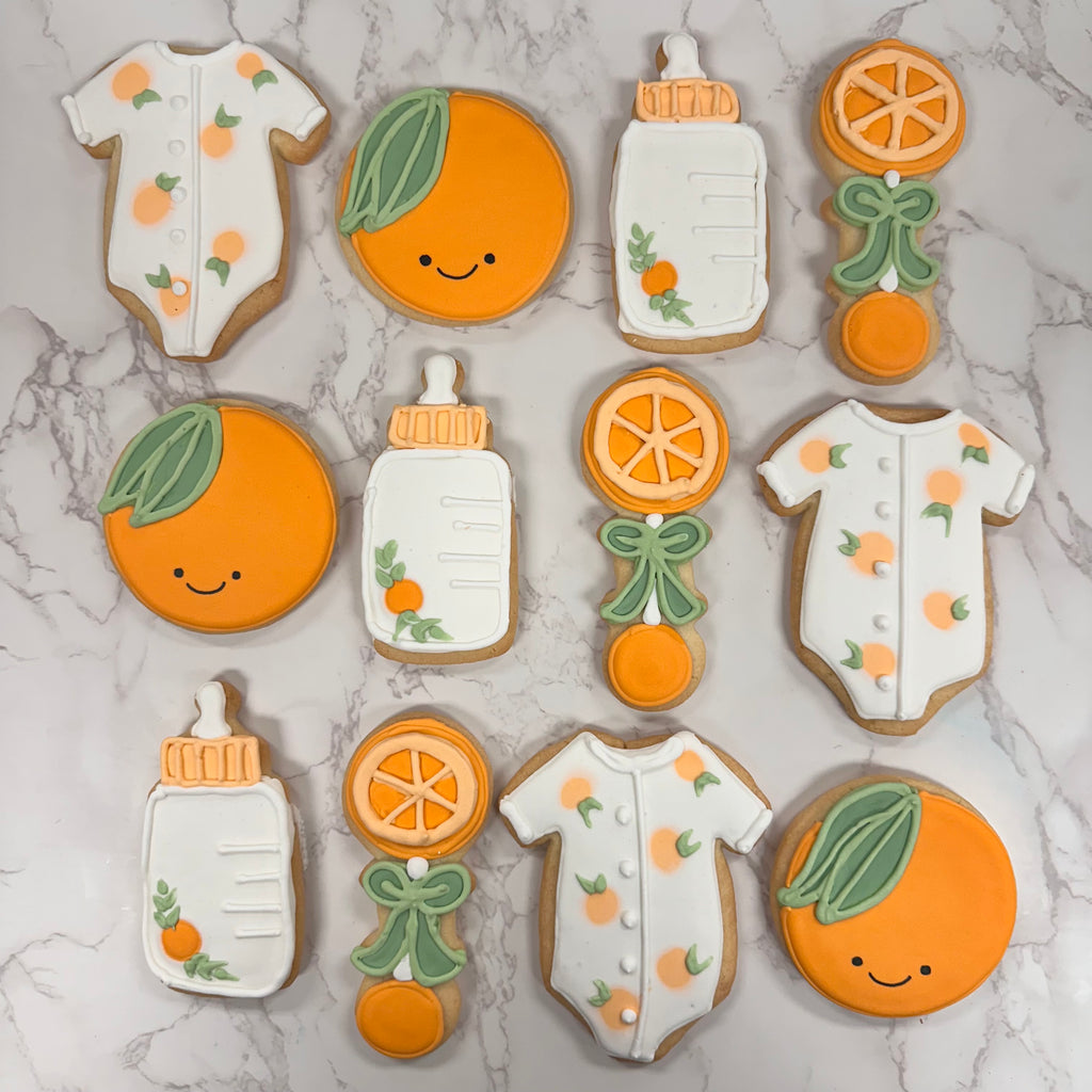 'Little Cutie' Royal Icing Cookies Dozen