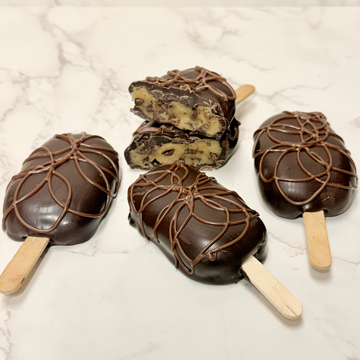Cookie Dough Cakesicles