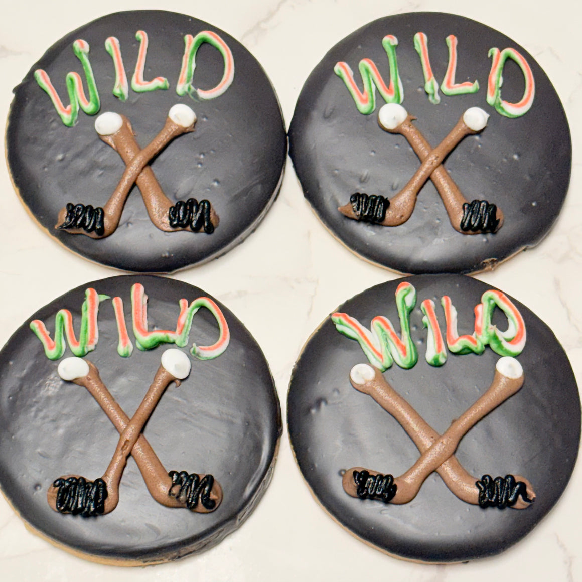 WILD Hockey Cookies