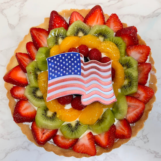 USA 9" Fresh Fruit Tart