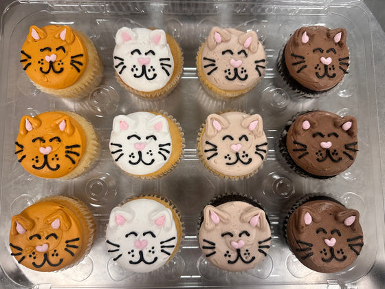 Cat Face Cupcakes
