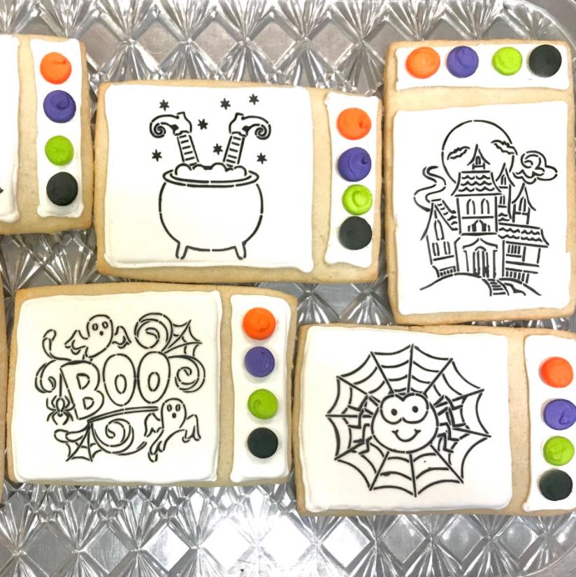 Halloween Paint Your Own Cookies