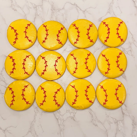 Softball Cookies