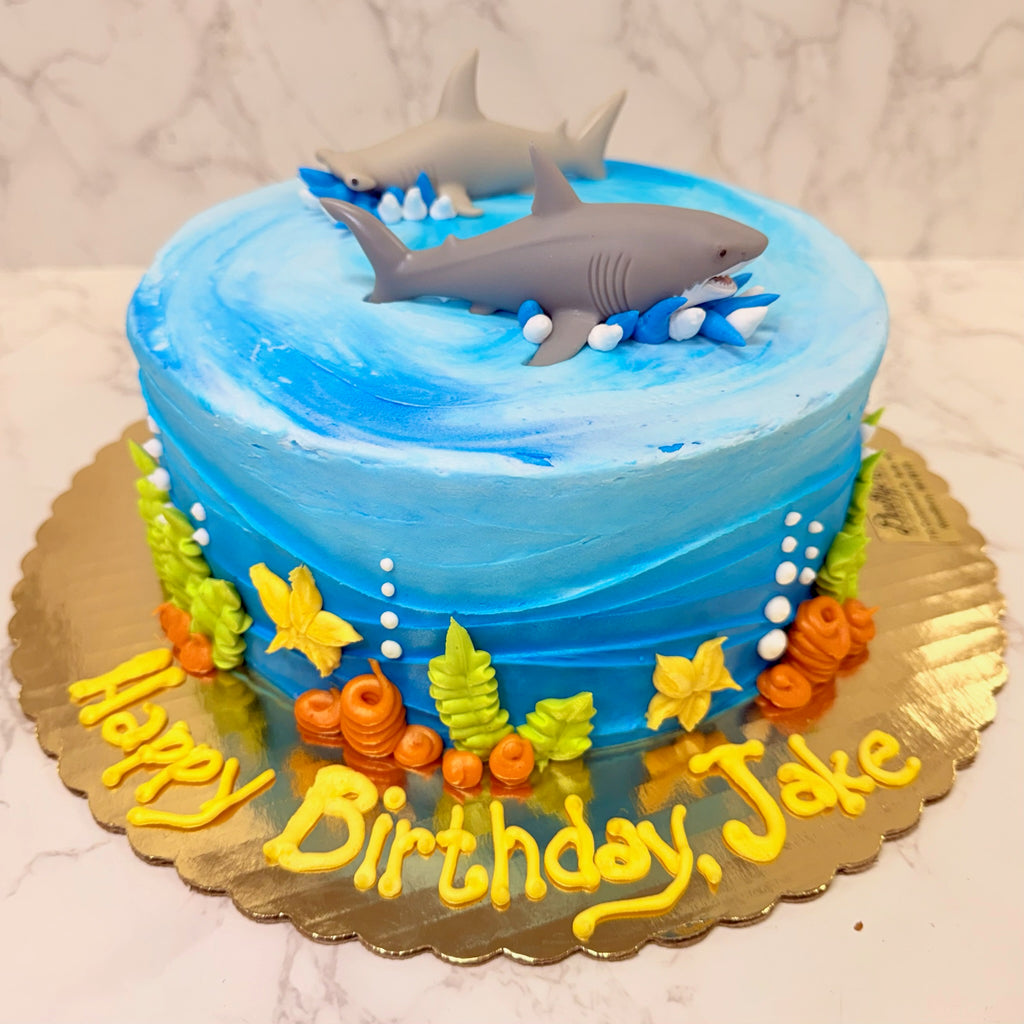 Shark Round Cake