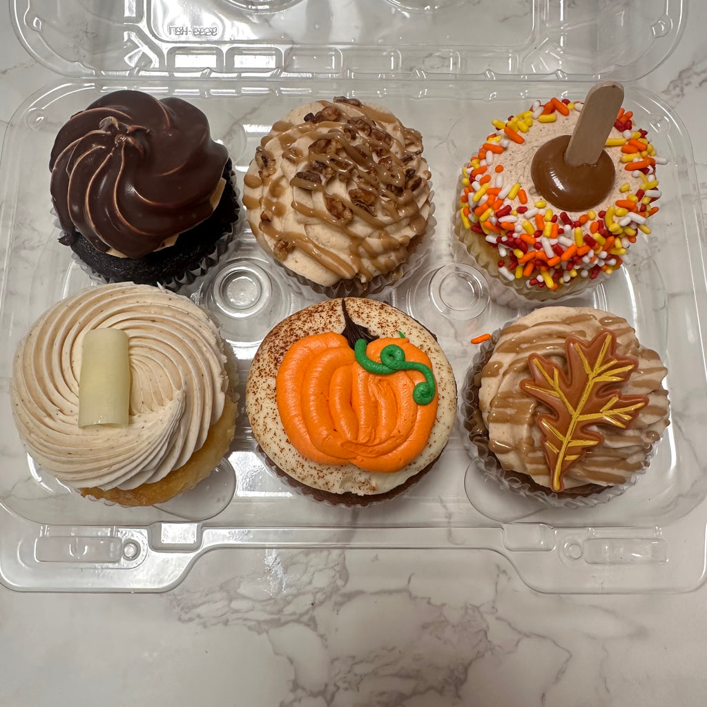 Fall Cupcake Sampler 6 pack