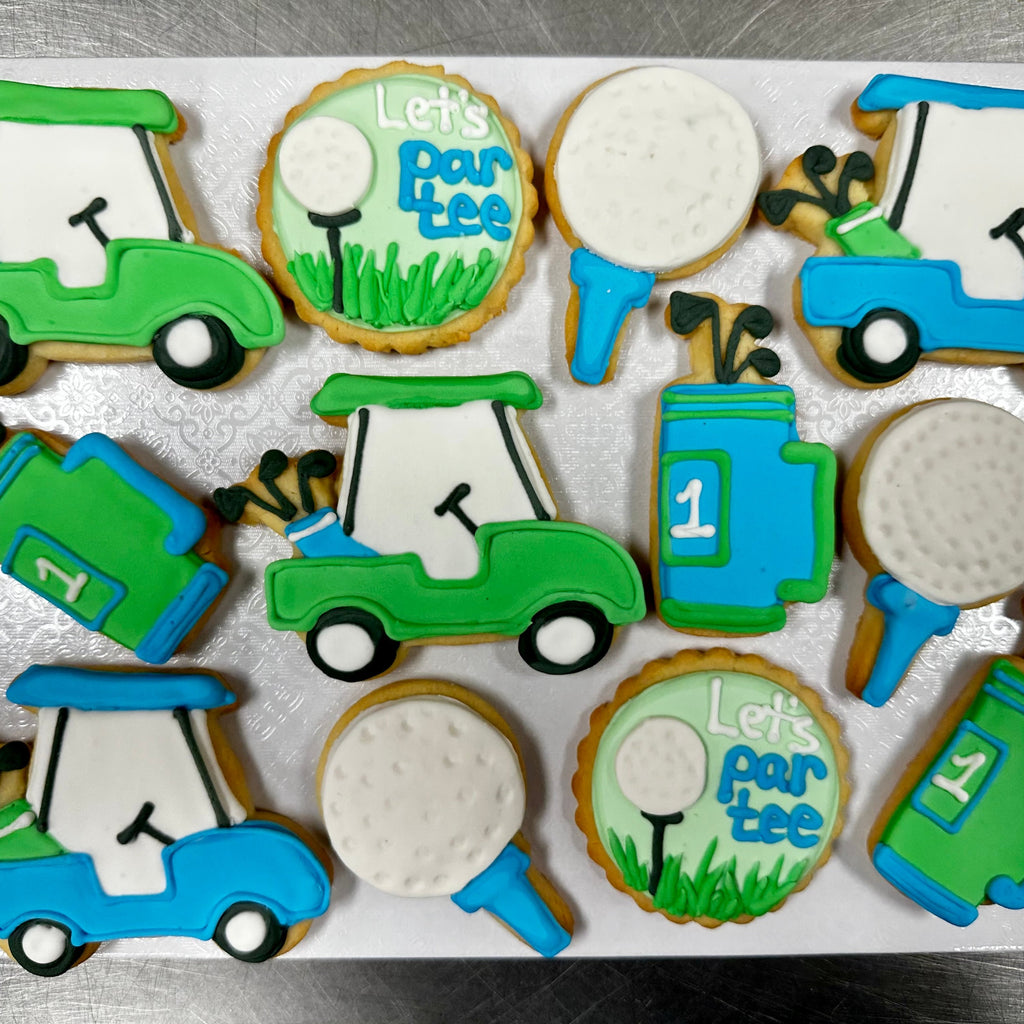 Royal Icing Golf Cookies Dozen