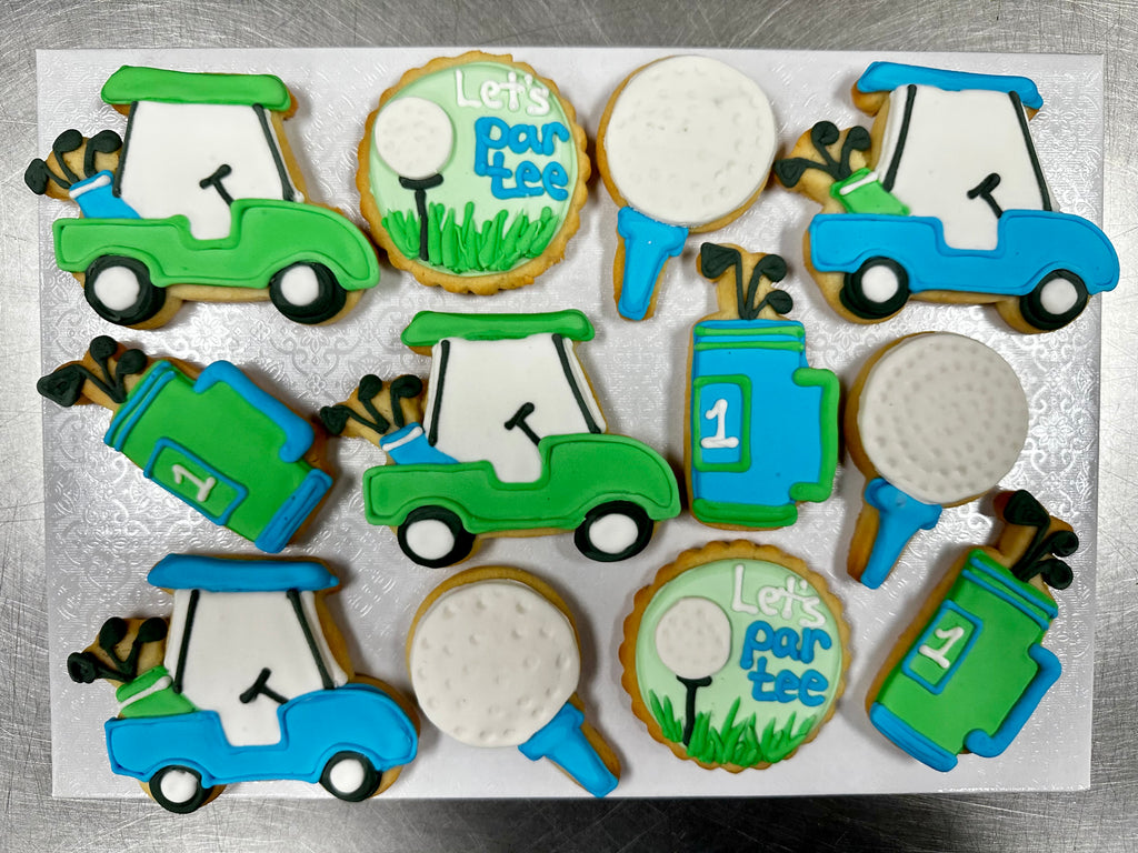 Royal Icing Golf Cookies Dozen