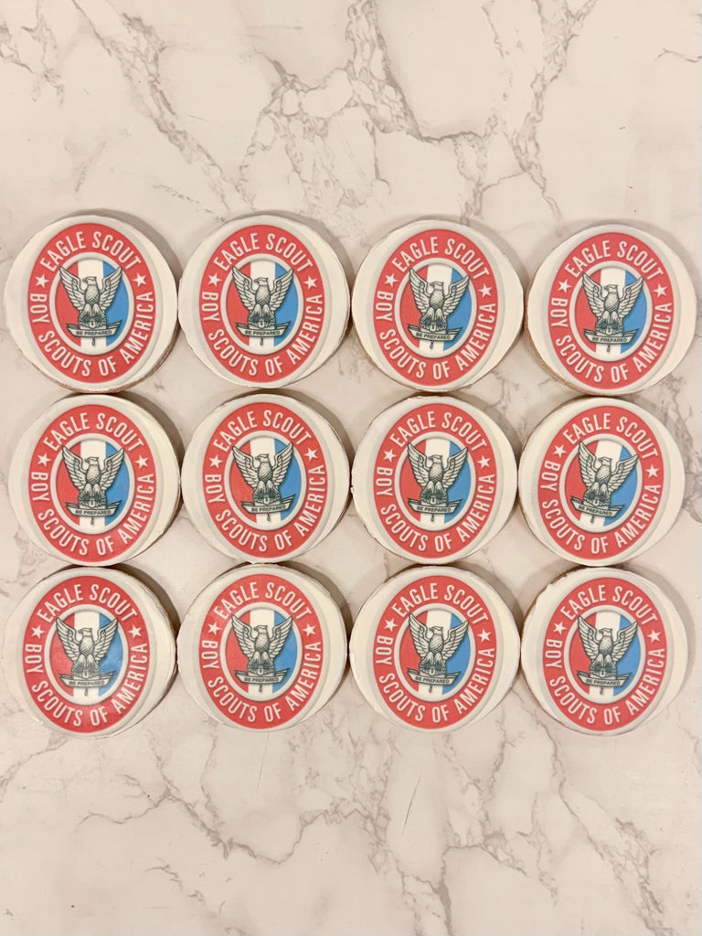 Eagle Scout Edible Image Cookies