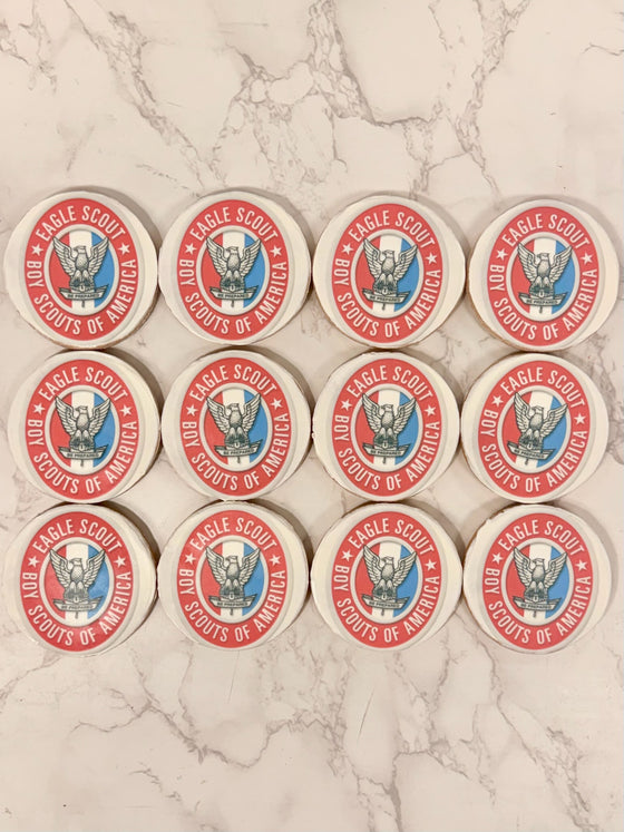 Eagle Scout Edible Image Cookies