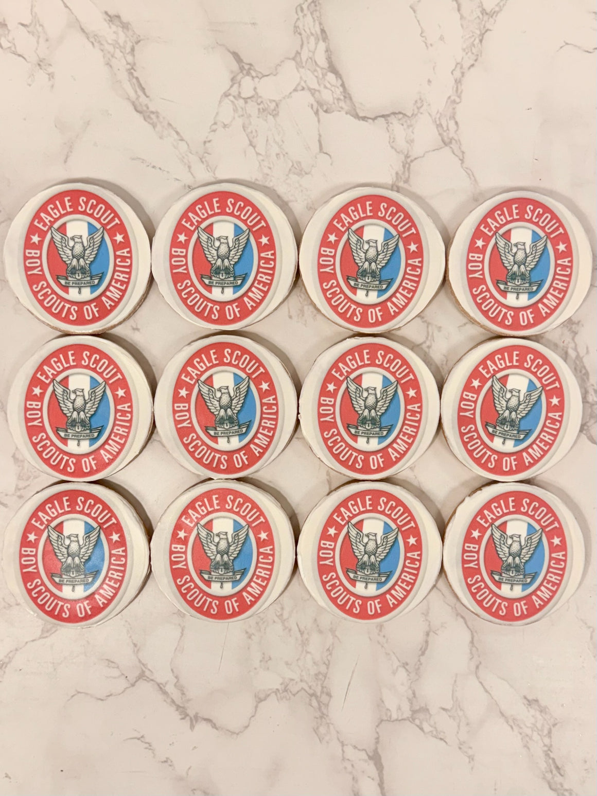 Eagle Scout Edible Image Cookies