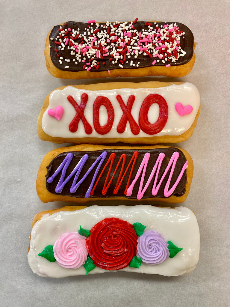 Valentine Long John Donuts