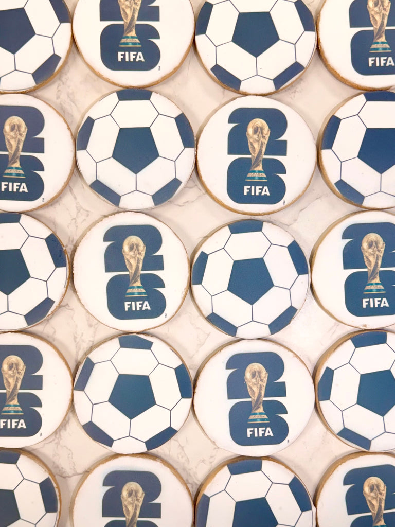 Printed World Cup Soccer Ball Cookies (requires 5 days notice)