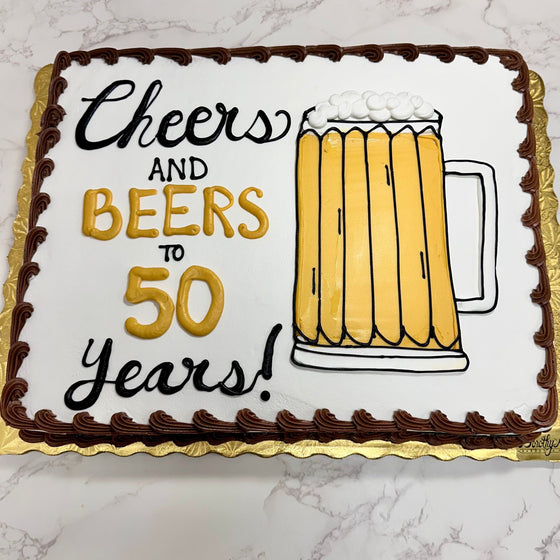 Cheers & Beers Cake