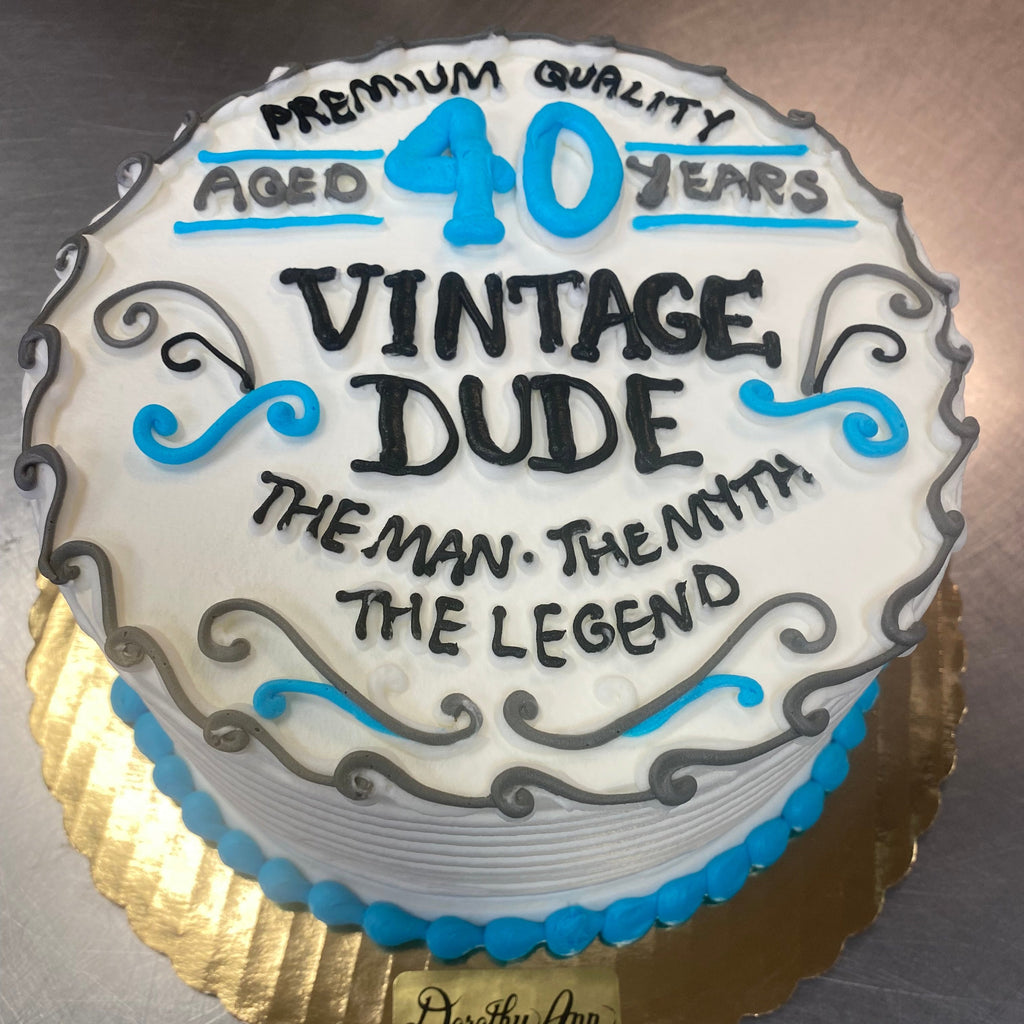 Vintage Round Cake