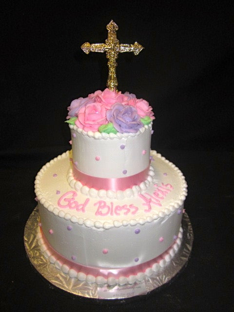 Let's Party Religious Cake 7-4" (serves 10-15) (Require 7-10 days notice)