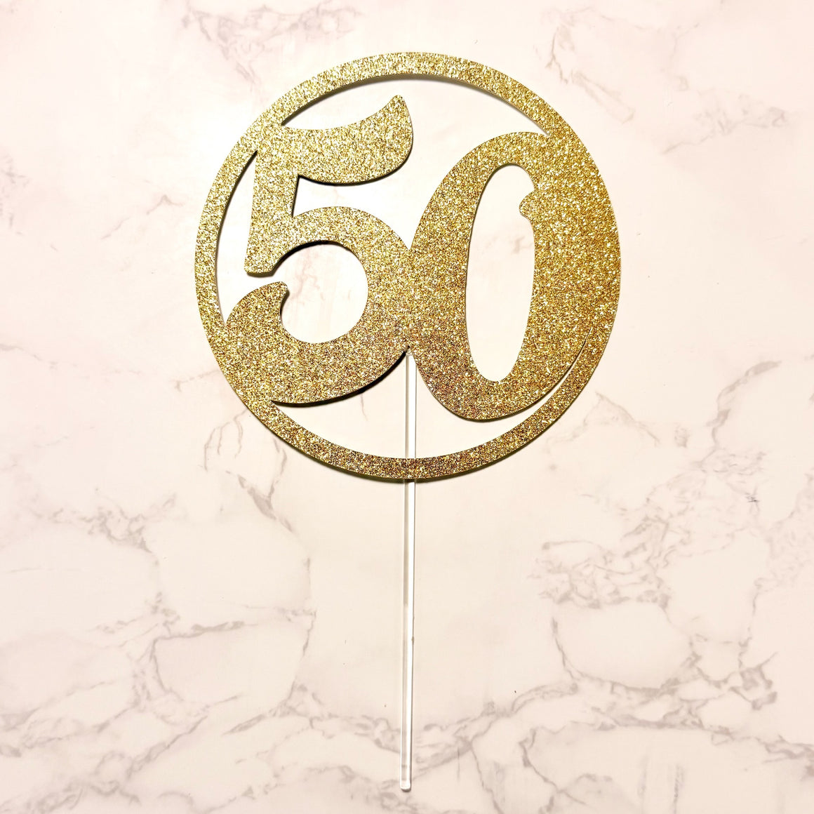 50 Cake Topper