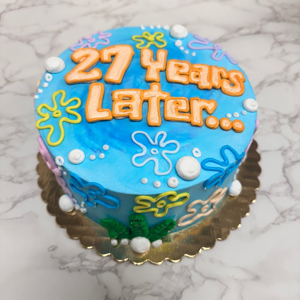 Spongebob Inspired Cake