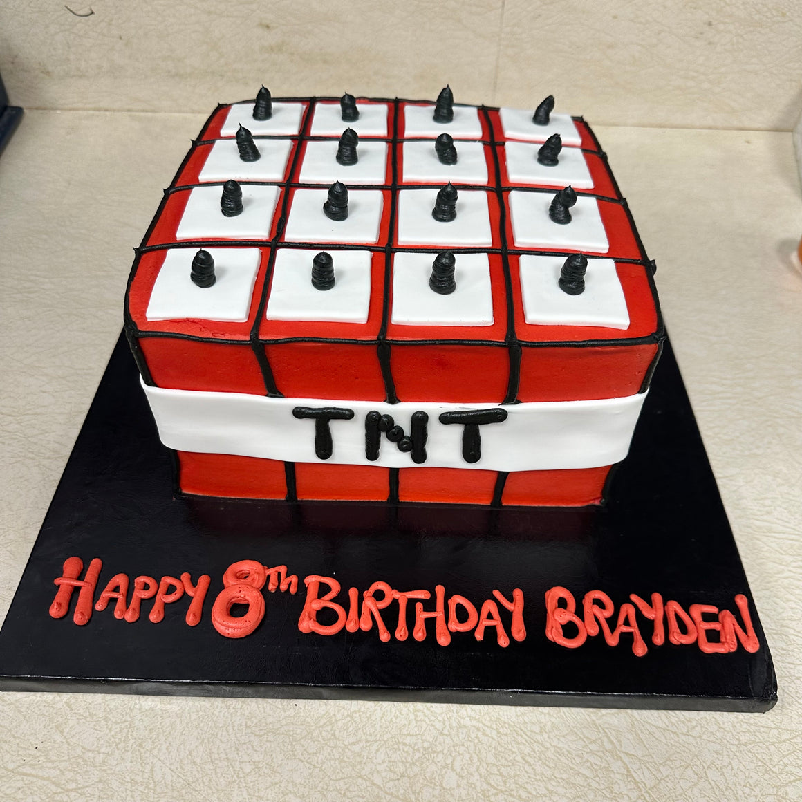 TNT Cake 8" Square