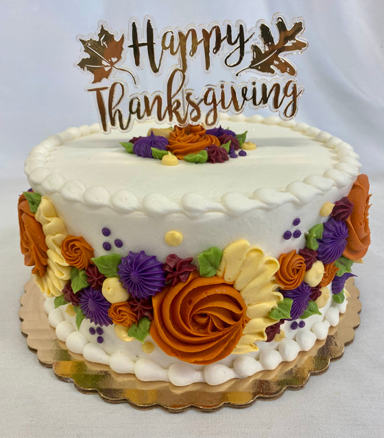 Thanksgiving Cake Decorating Class Sun. Nov. 16th 12:30-2:00pm