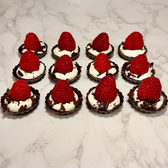 Mini Raspberry Mascarpone Tartlette