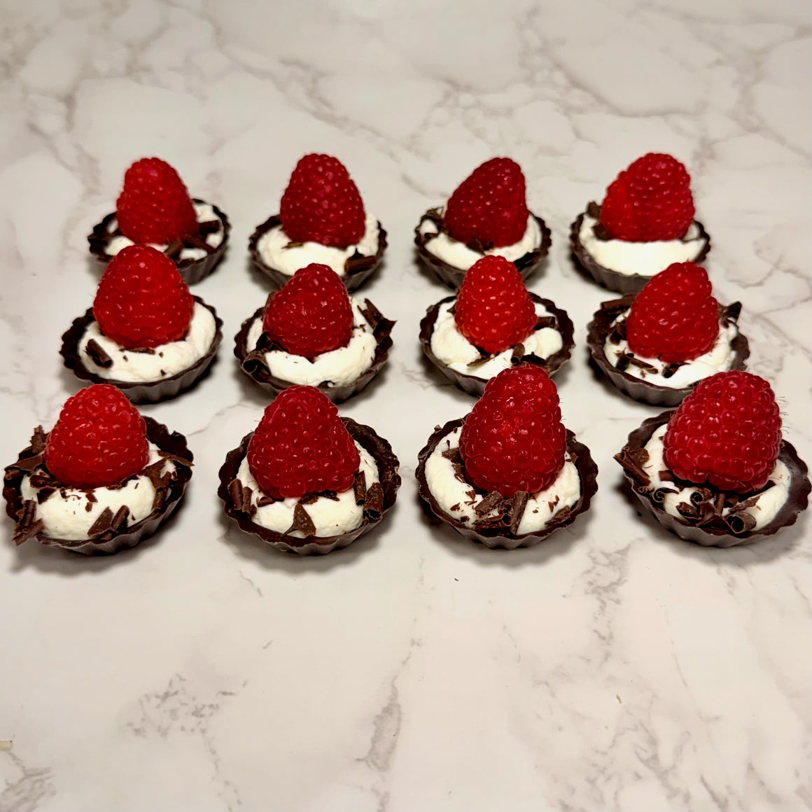 Mini Raspberry Mascarpone Tartlette