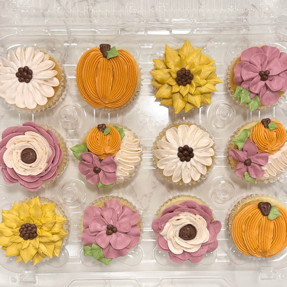 "Fall Vibes" Cupcake Decorating Class Sun. Nov. 15th 3:00-4:30pm