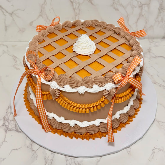 "Vintage Pumpkin Pie" Cake Decorating Class Sunday, Nov. 22nd 1:00-2:30pm