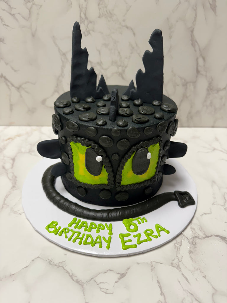 Toothless 3 layer Cake