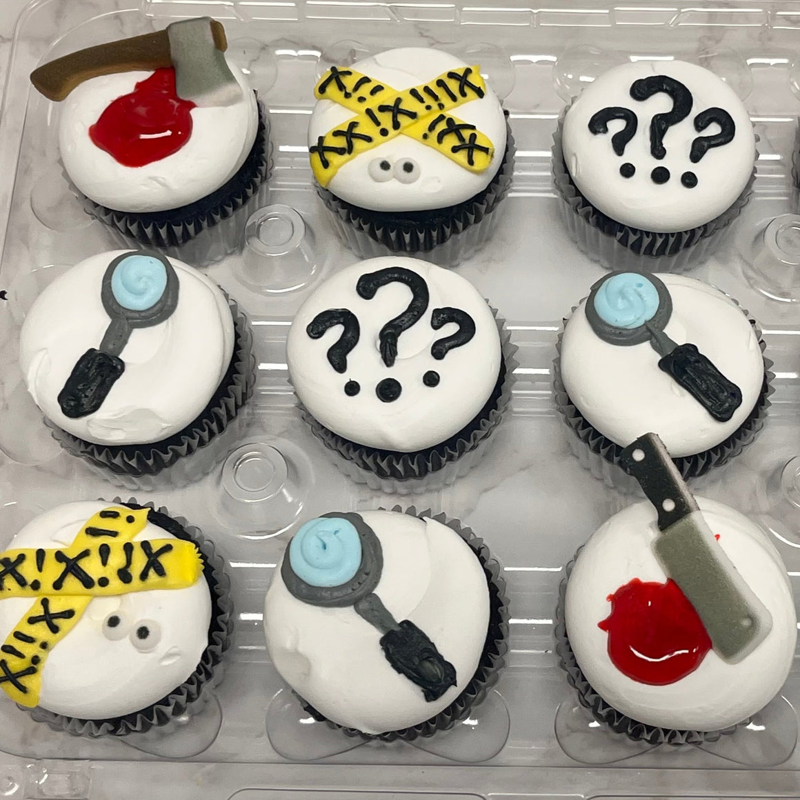 Murder Mystery Cupcake 12 pack