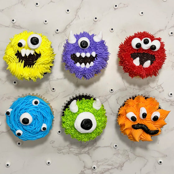 "Halloween Monsters" Cupcake Decorating Class Sunday, Oct 25th, 2:15-3:15pm
