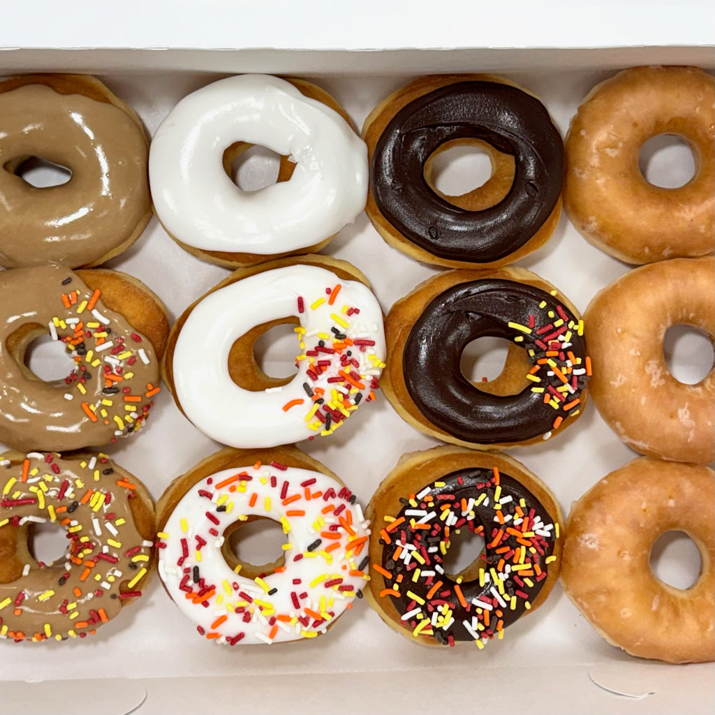 Fall Raised Donut Dozen Box