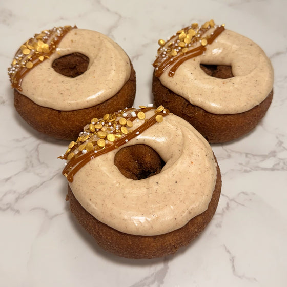 Frosted Applesauce Cake Donut