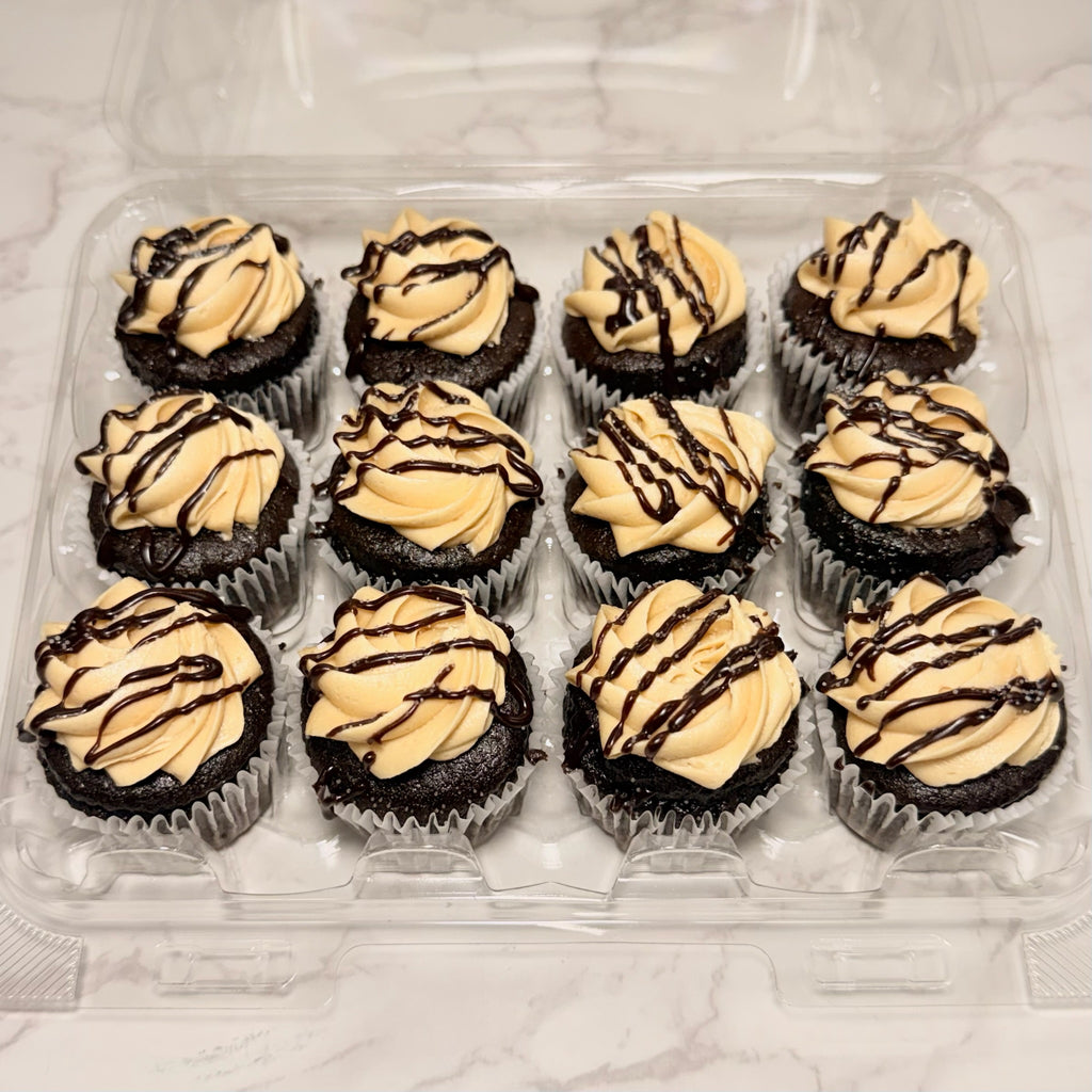 Mini Salted Caramel Cupcakes Dozen