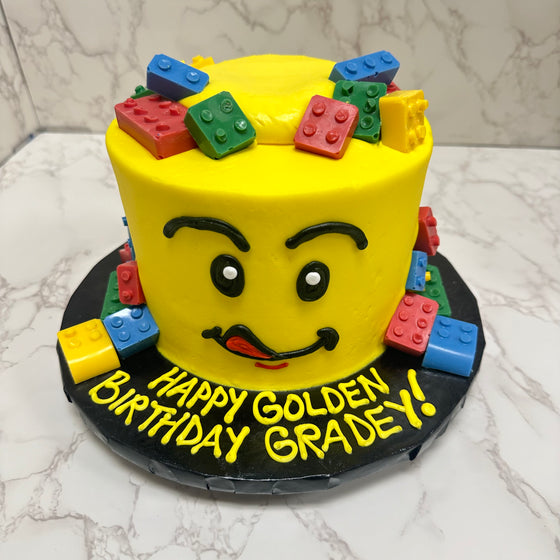 Lego cake (3 layer 6" round)