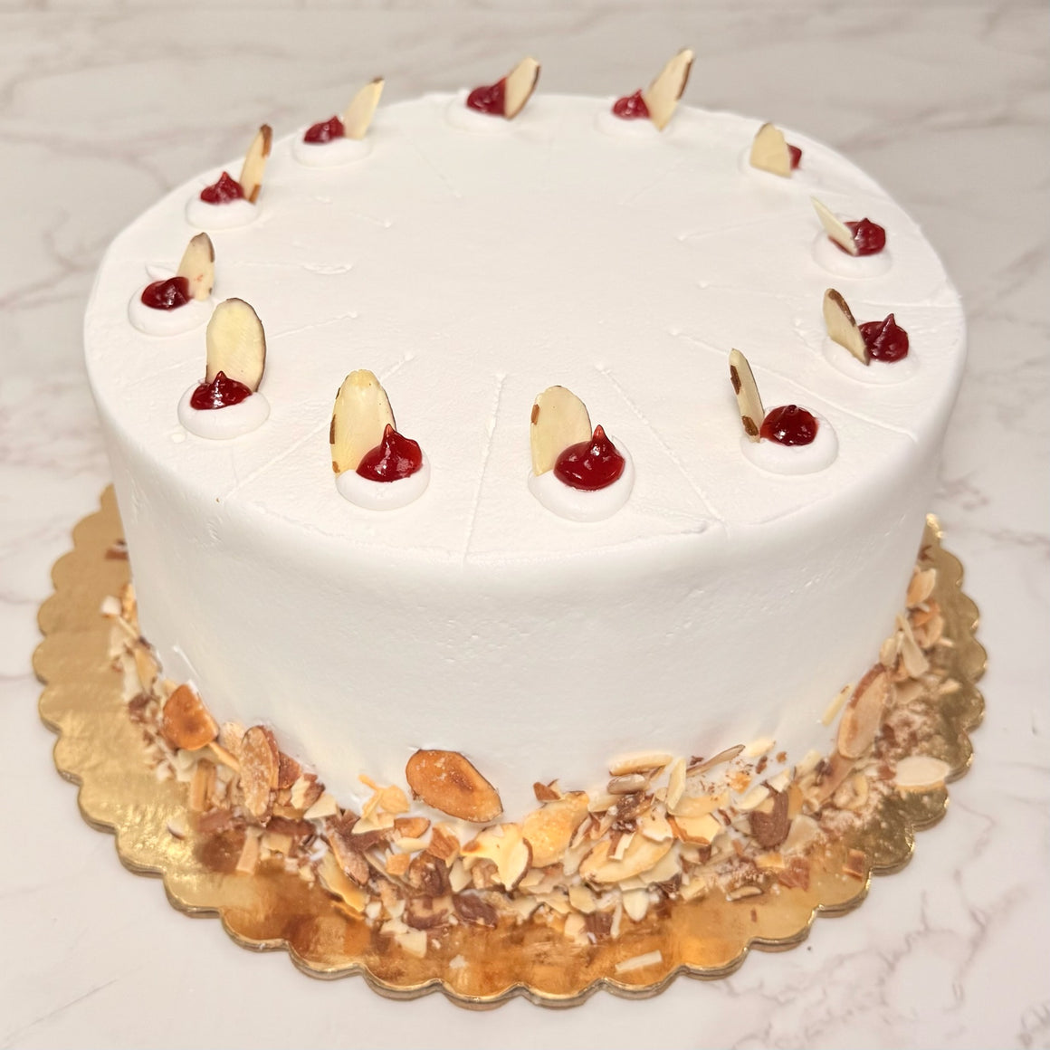 7" Almond Raspberry Torte